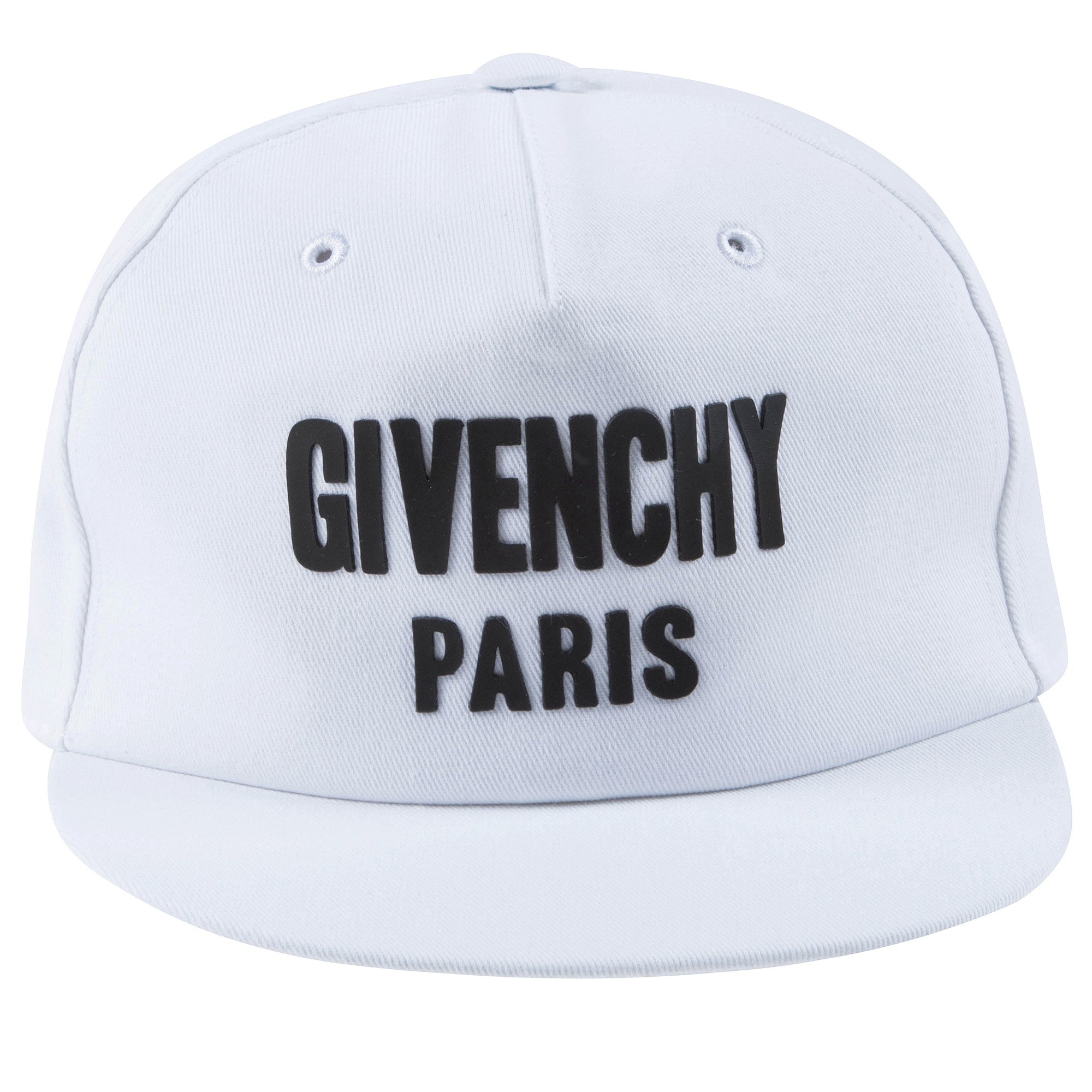 Boys White Logo Cotton Hat