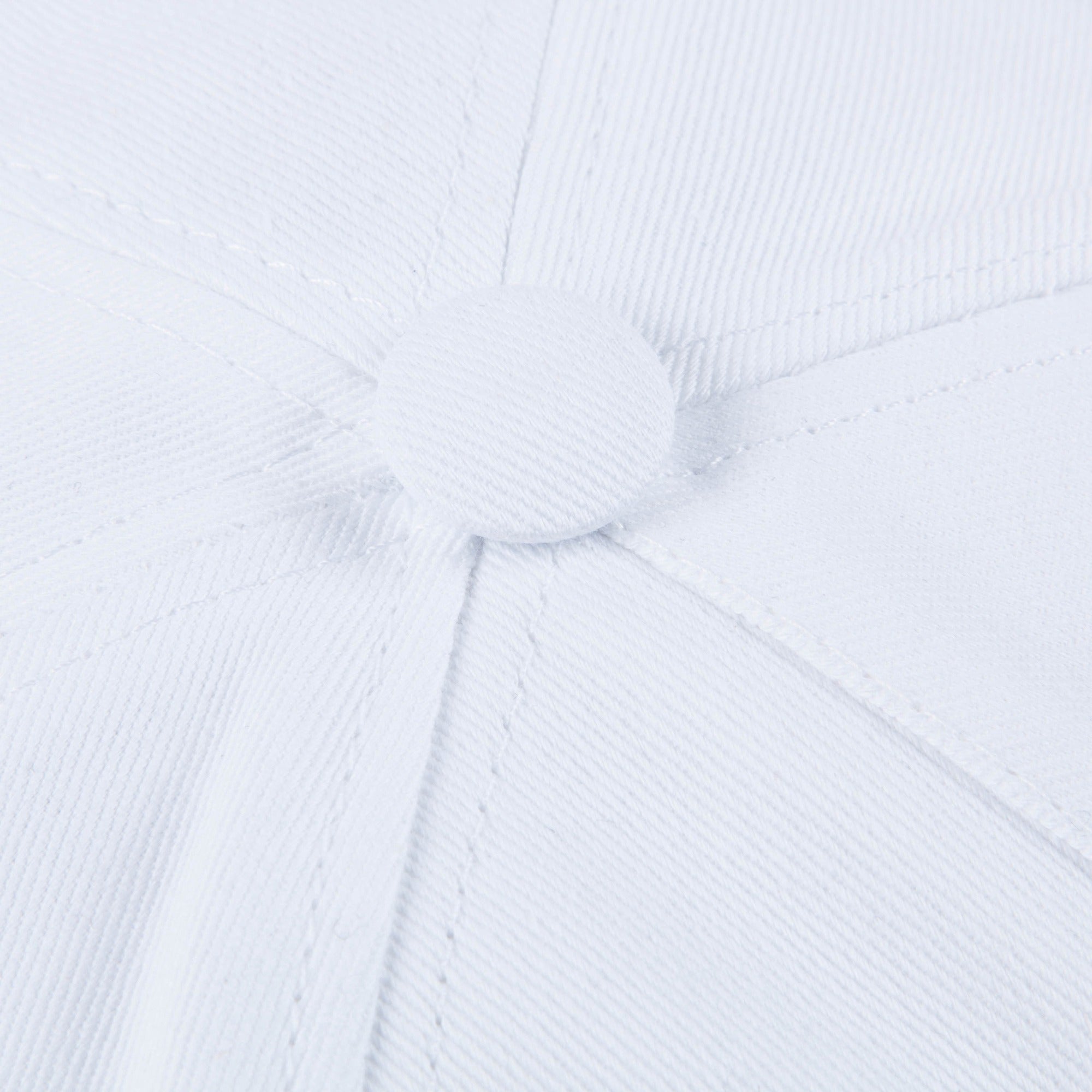 Boys White Logo Cotton Hat