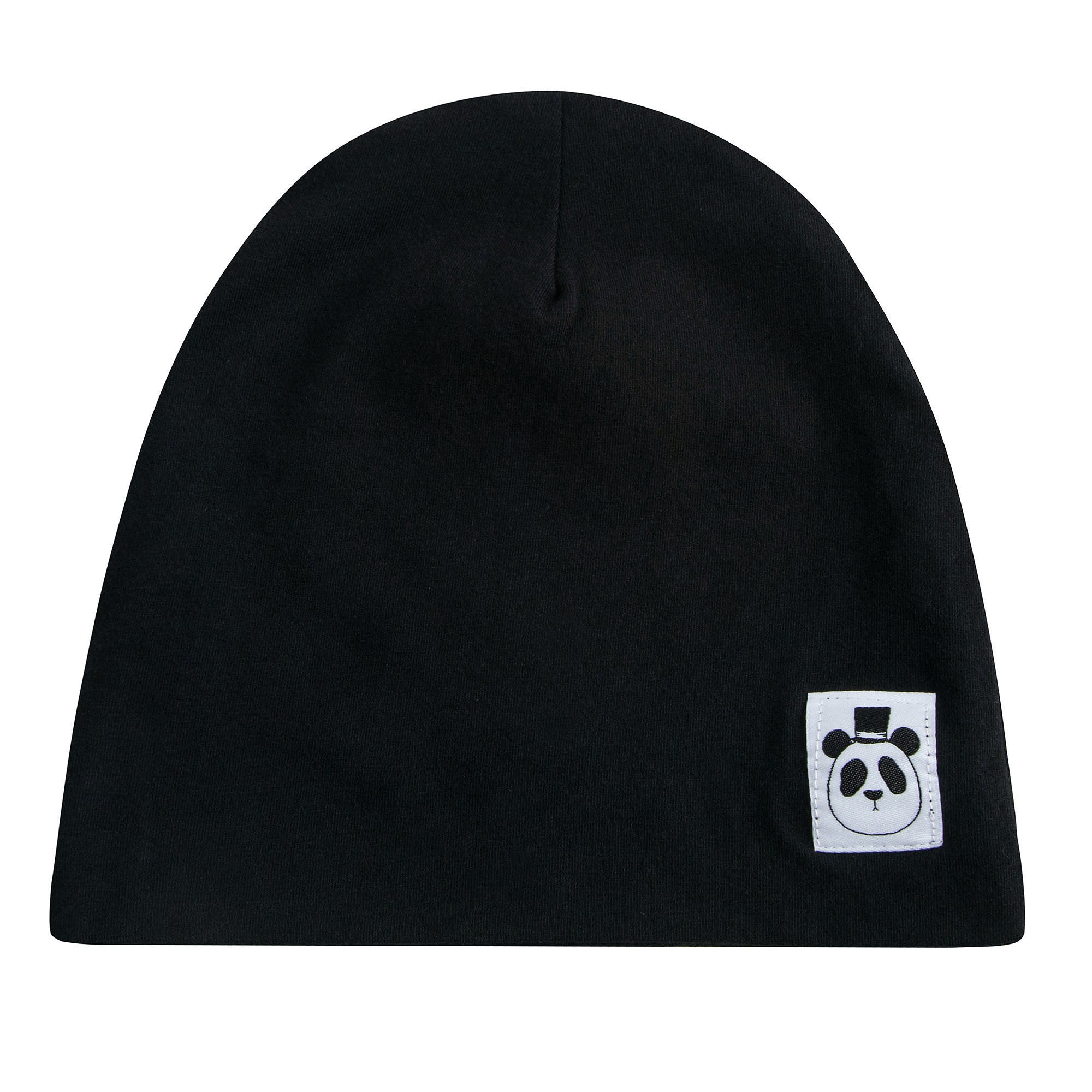 Boys & Girls Black Panda Hat