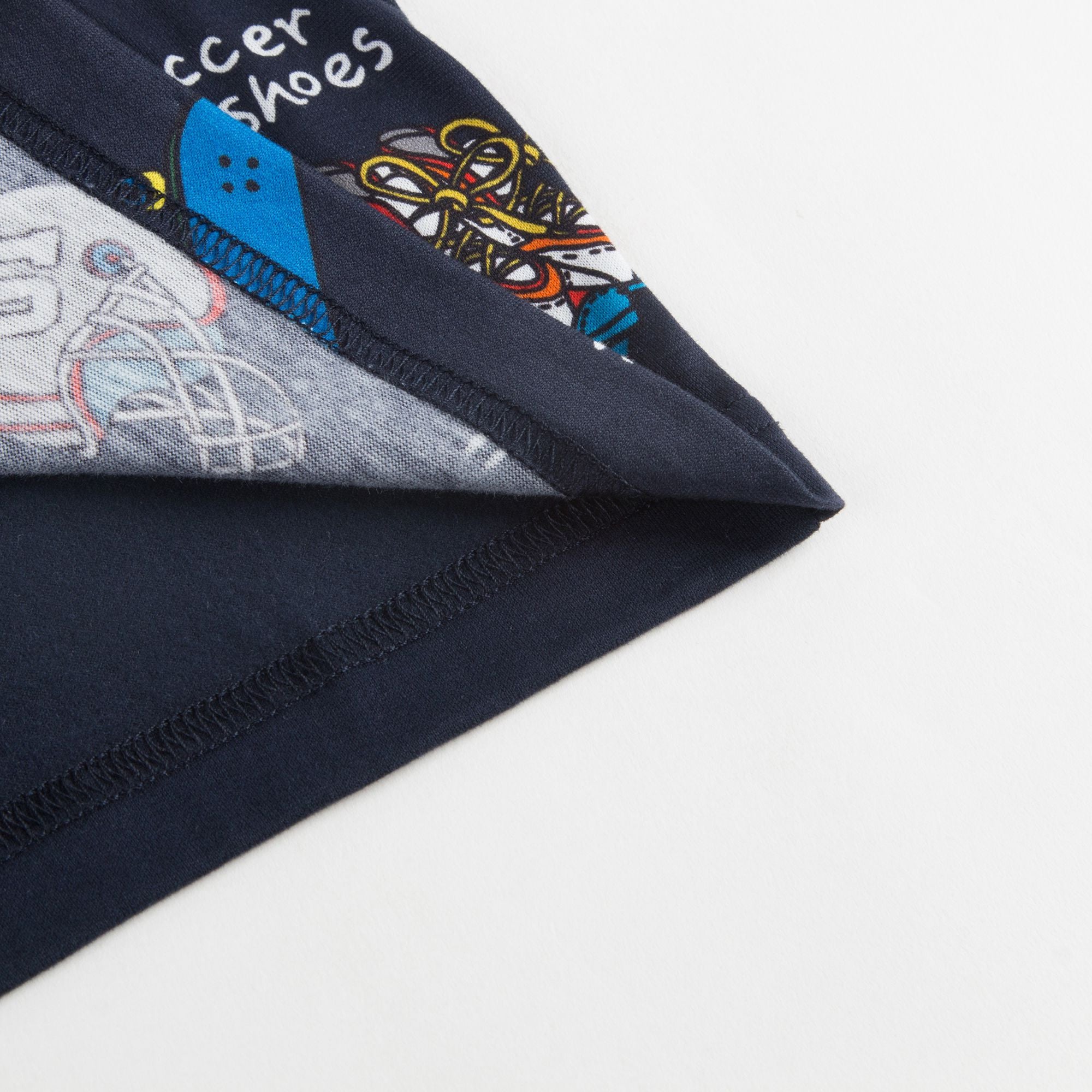 Boys Blue Sport Printed Jersey Top