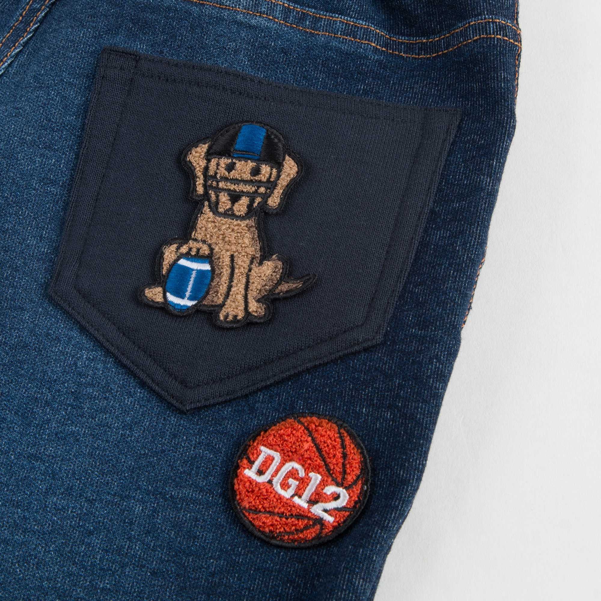 Boys Blue Jeans with Patches