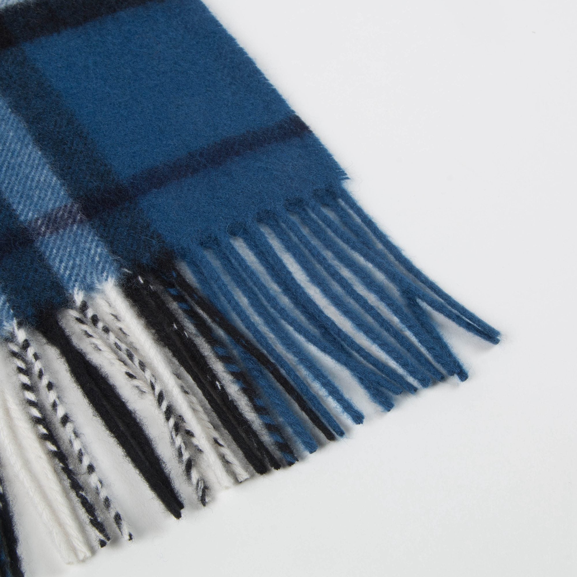 Boys Cadet Blue Cashmere Scarves