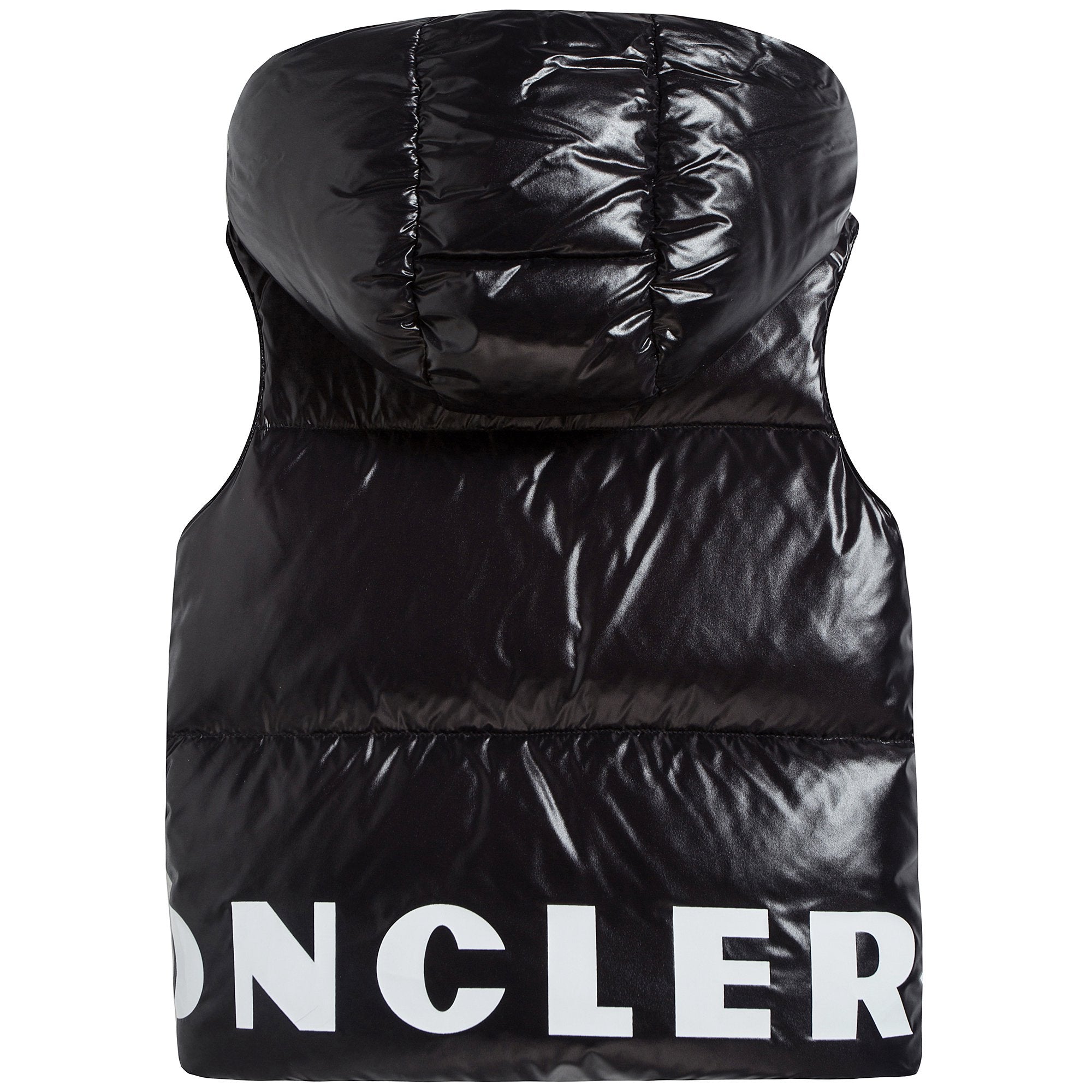 Boys & Girls Black Padded Down Gilet