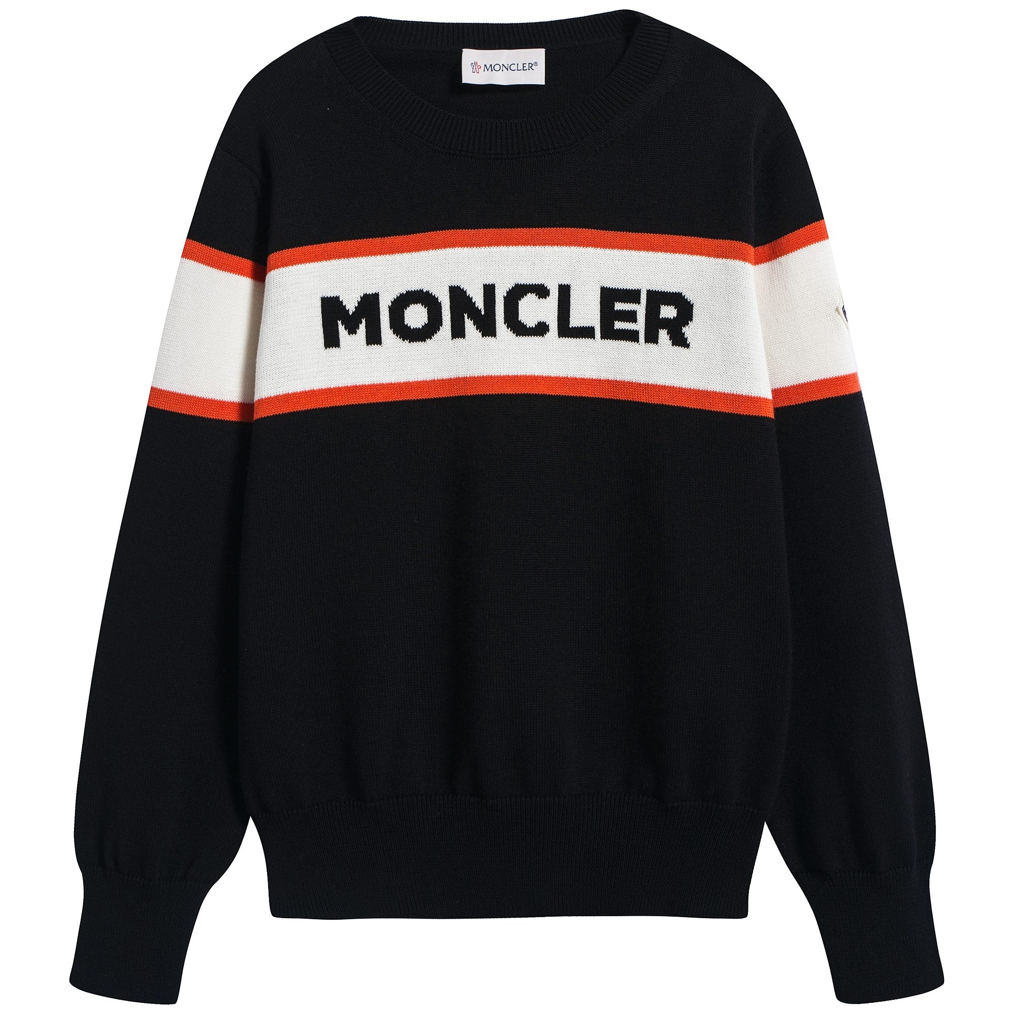 Boys Black "MAGLIA TRICOT" Sweater