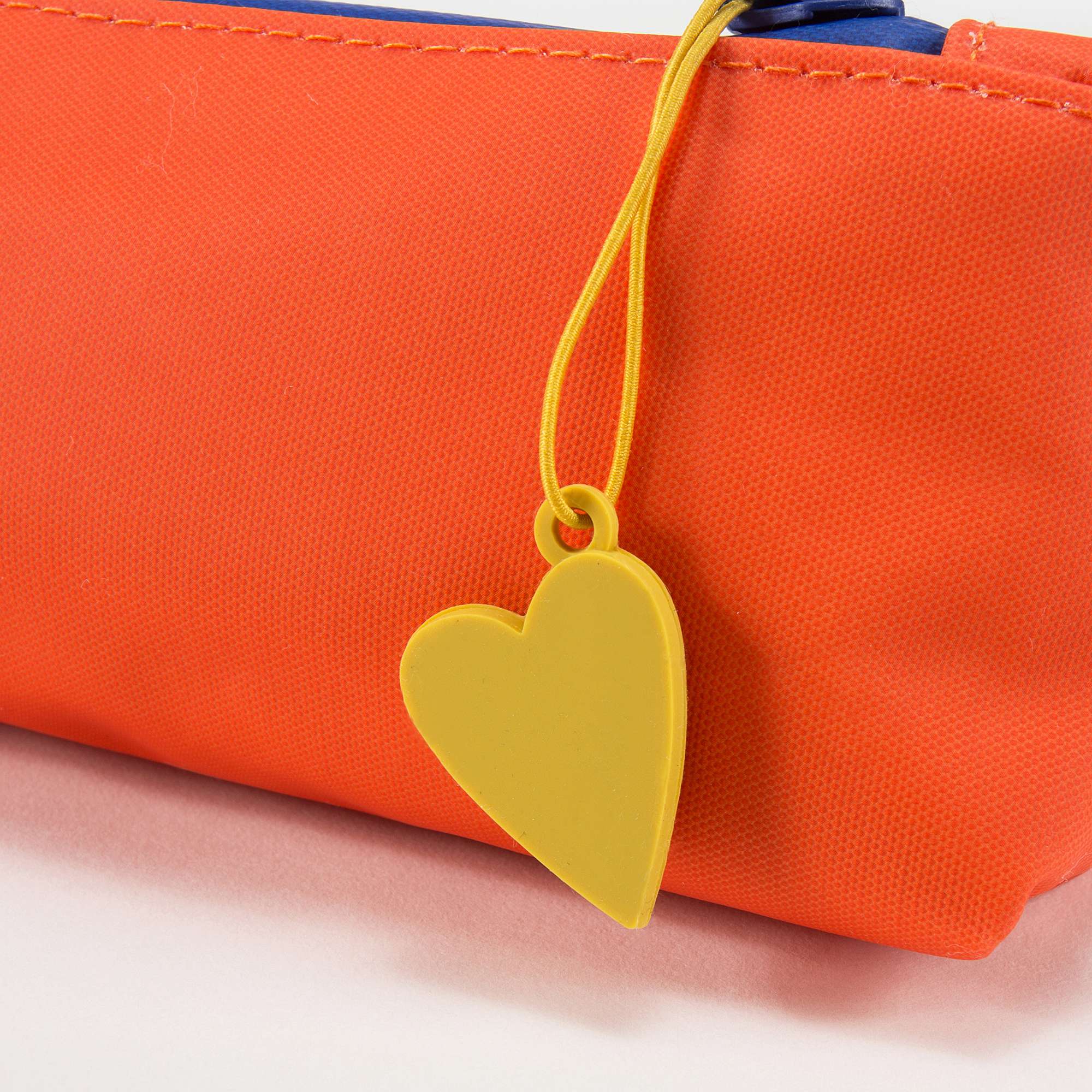 Trousse à crayons orange pour filles Go Go Go (23 x 9 cm)