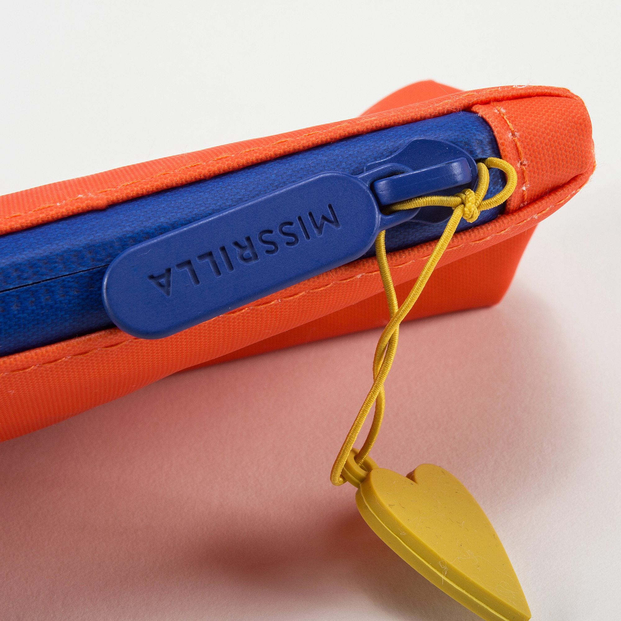 Trousse à crayons orange pour filles Go Go Go (23 x 9 cm)