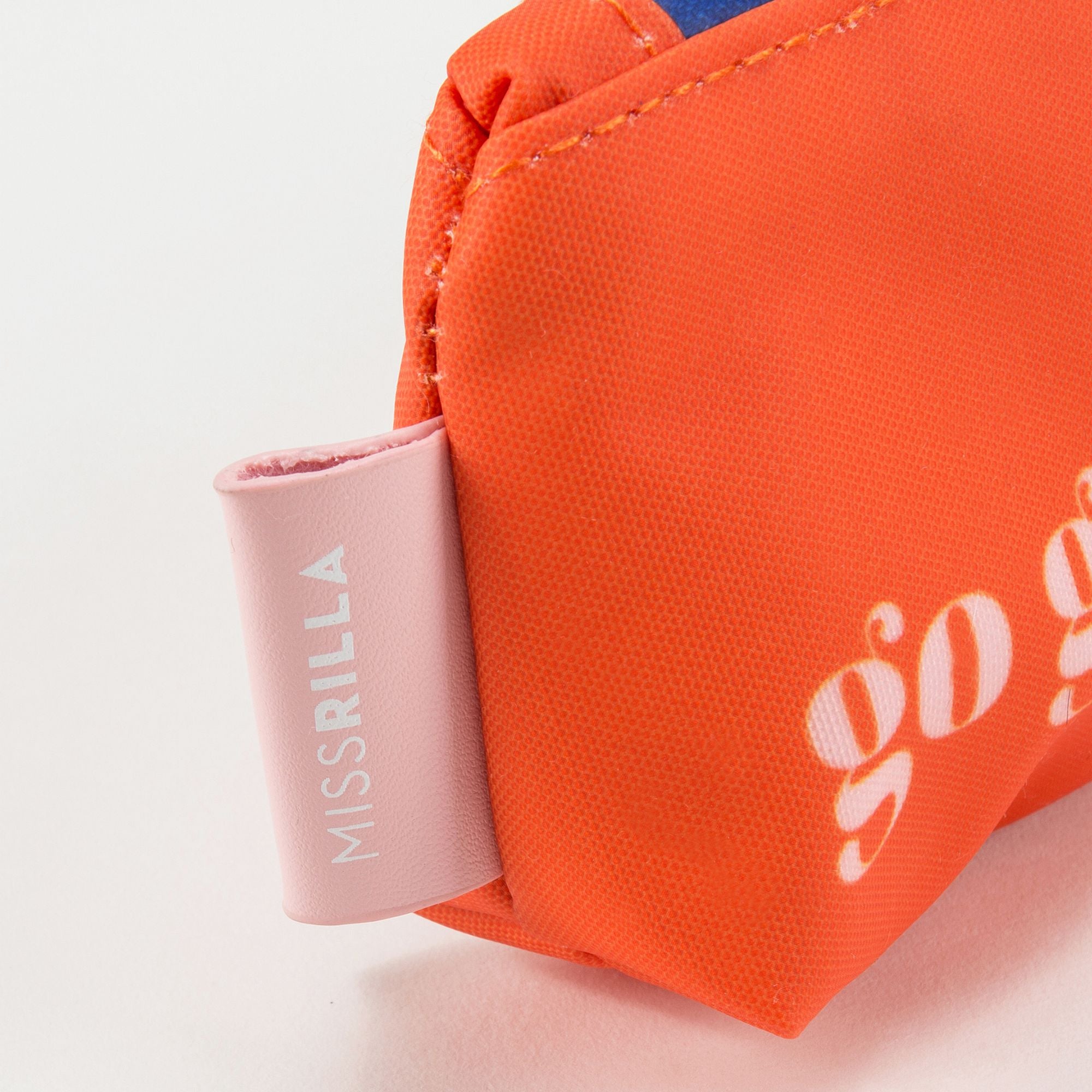 Trousse à crayons orange pour filles Go Go Go (23 x 9 cm)