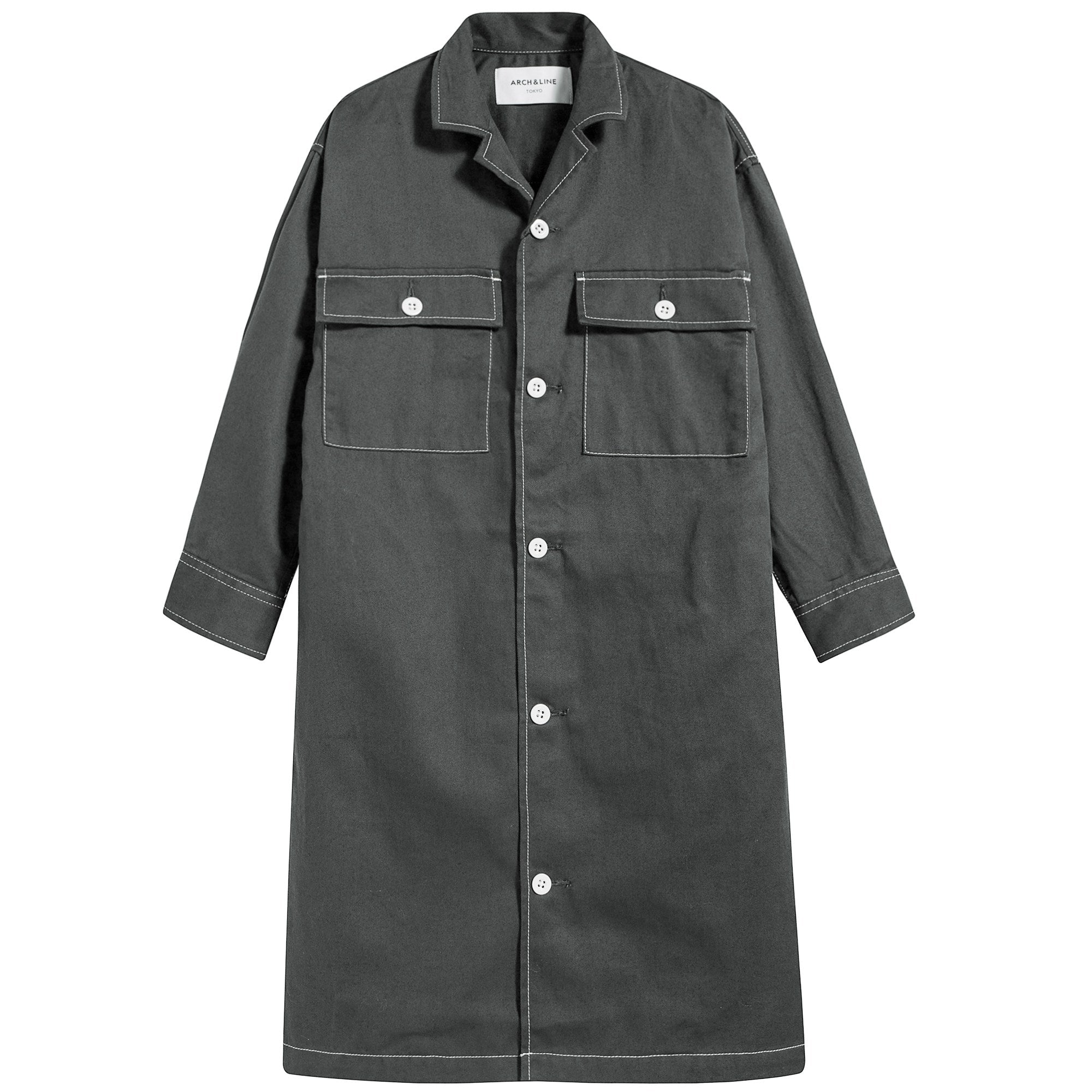 Boys & Girls Charcoal Cotton Coat