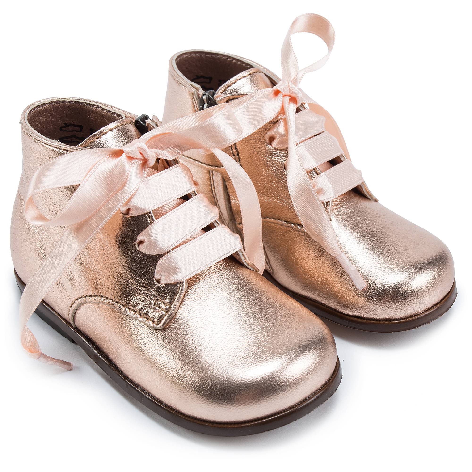 Chaussures dorées pour bébés filles