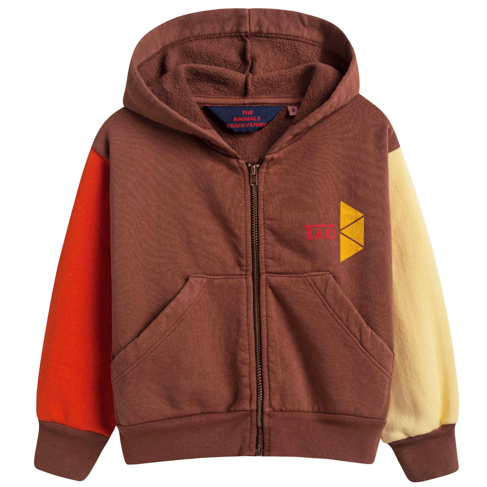 Boys & Girls Brown Zip-up Top