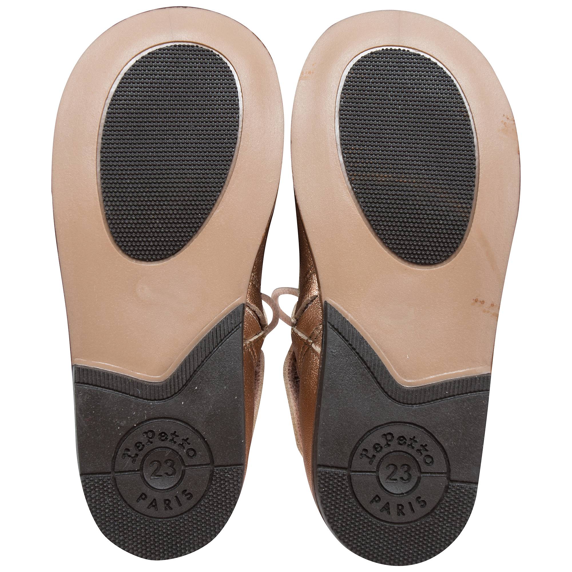 Chaussures dorées pour bébés filles
