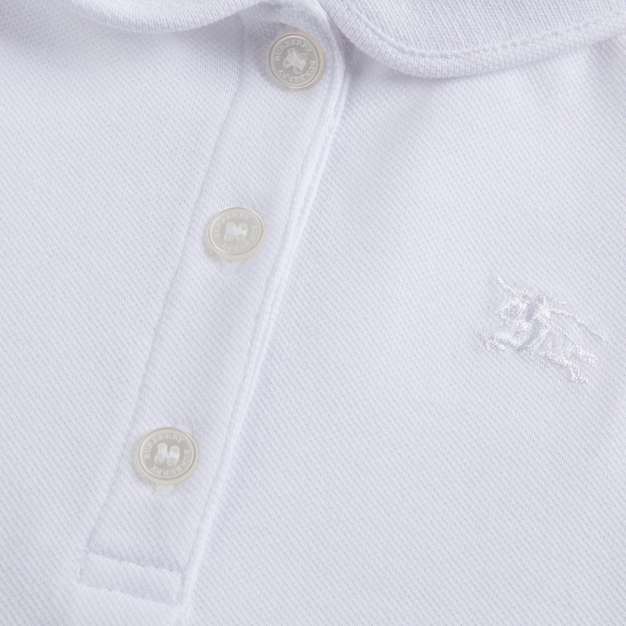 Baby Girls White Check Frill Cuffs Blouse - CÉMAROSE | Children's Fashion Store - 4
