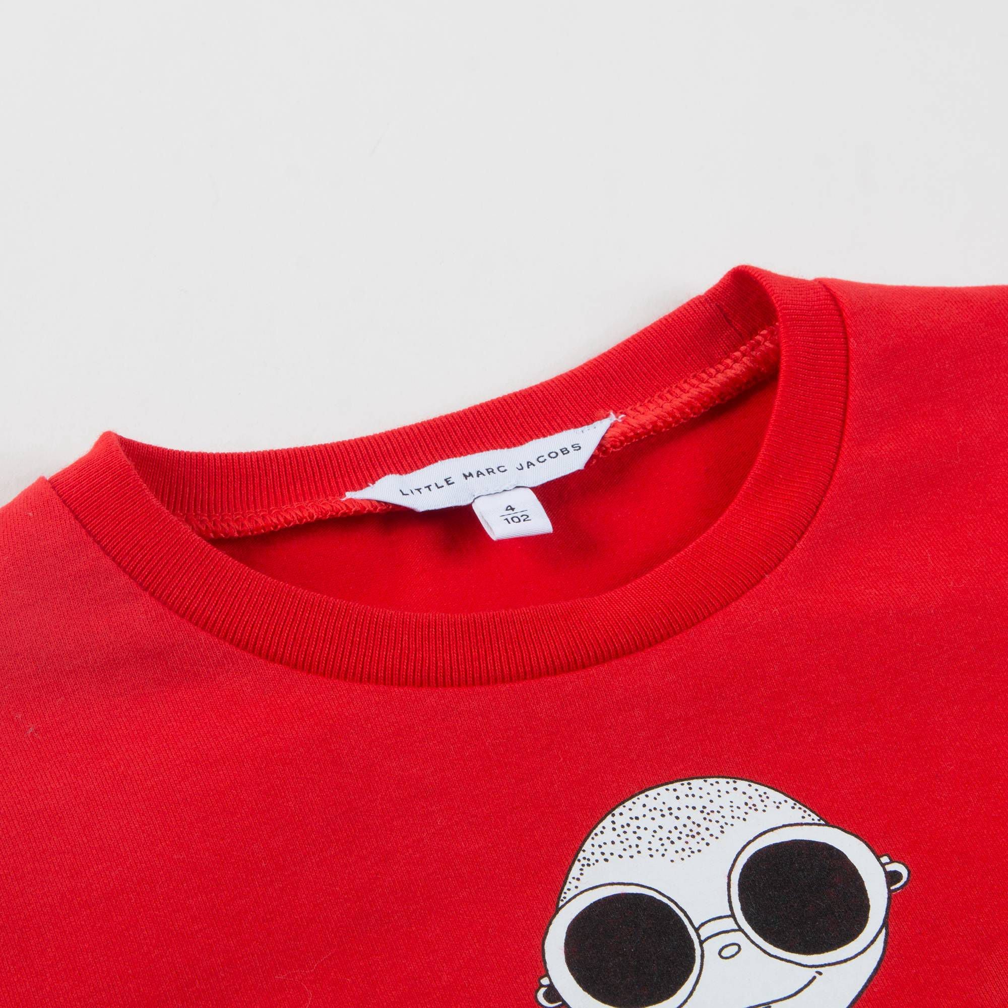Boys Red Cotton T-shirt