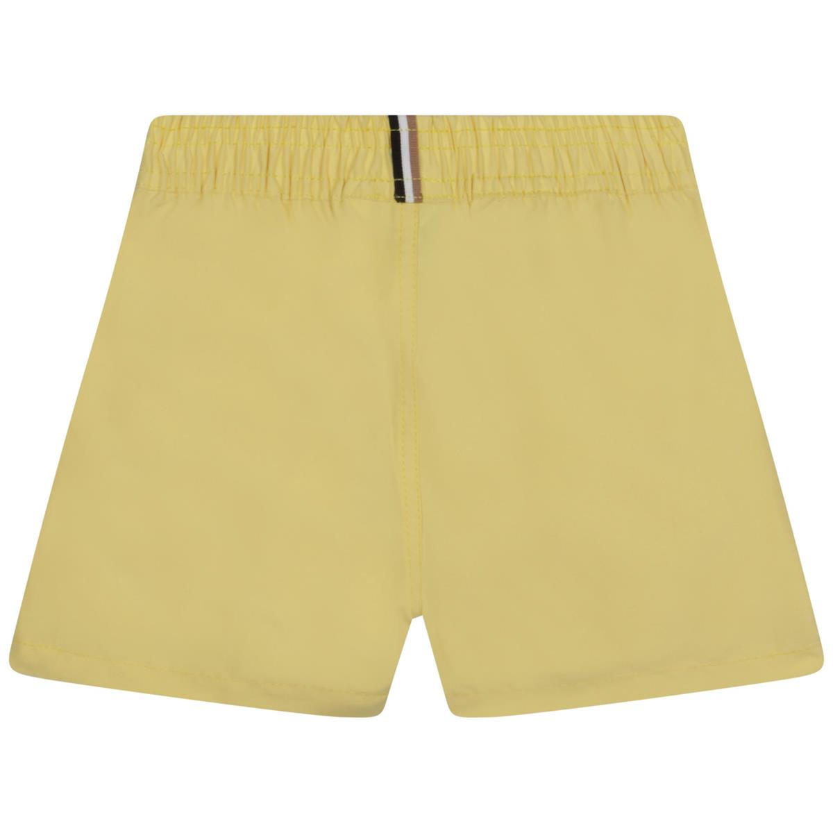 Baby Boys Yellow Swim Shorts