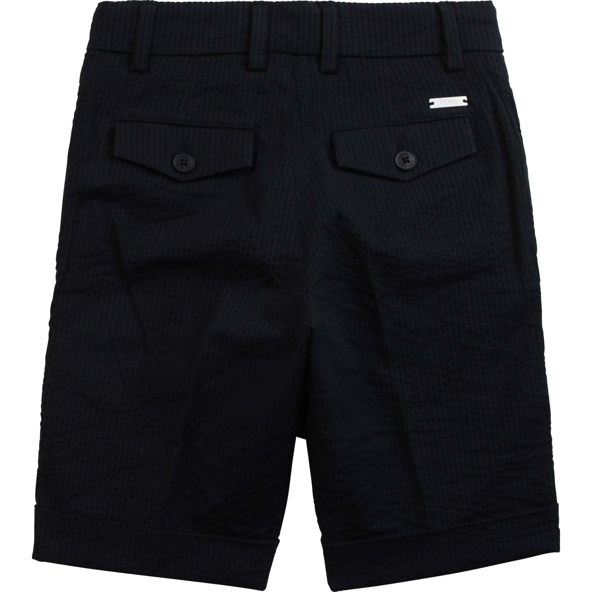 Boys Blue Cotton Shorts