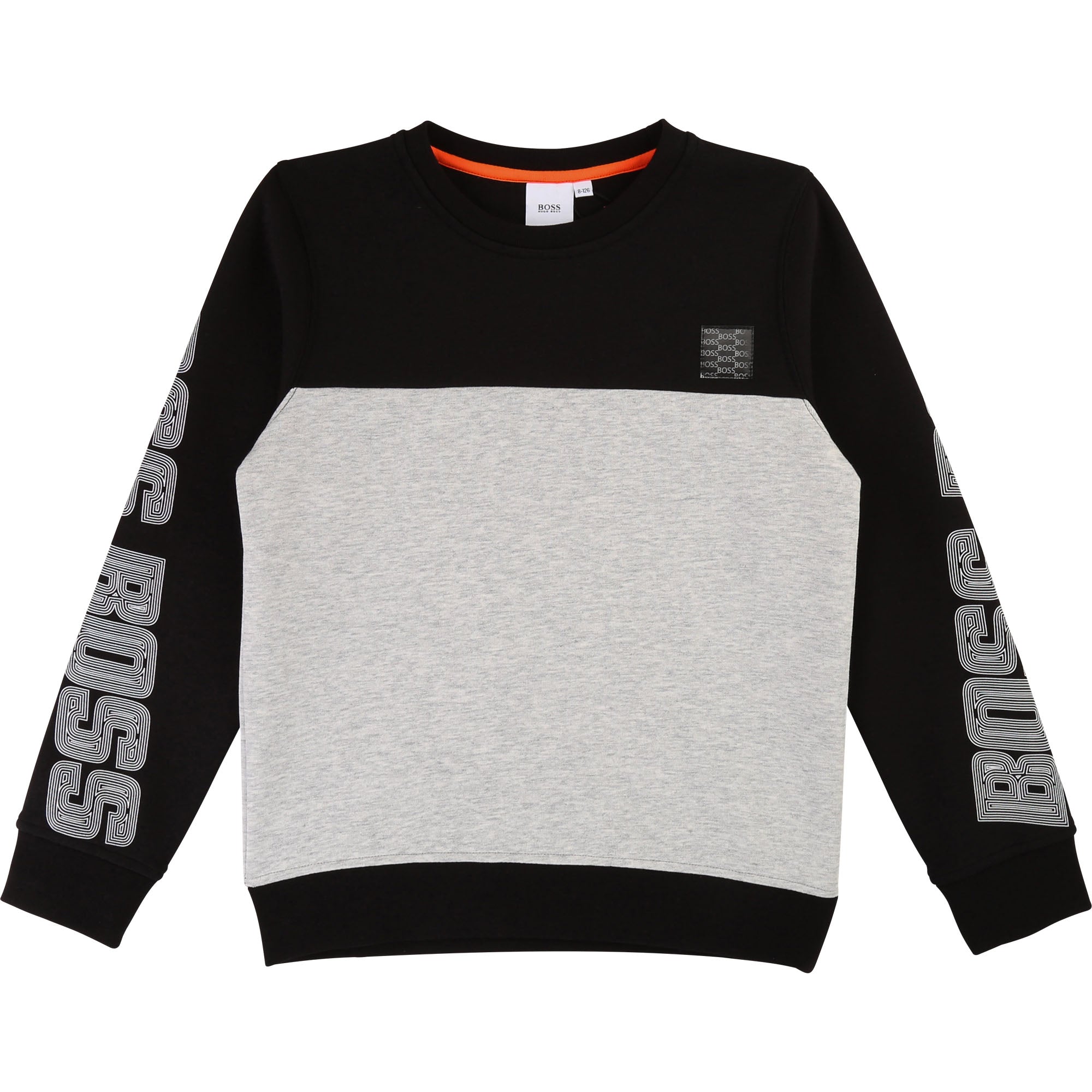 Boys Grey Cotton Sweater