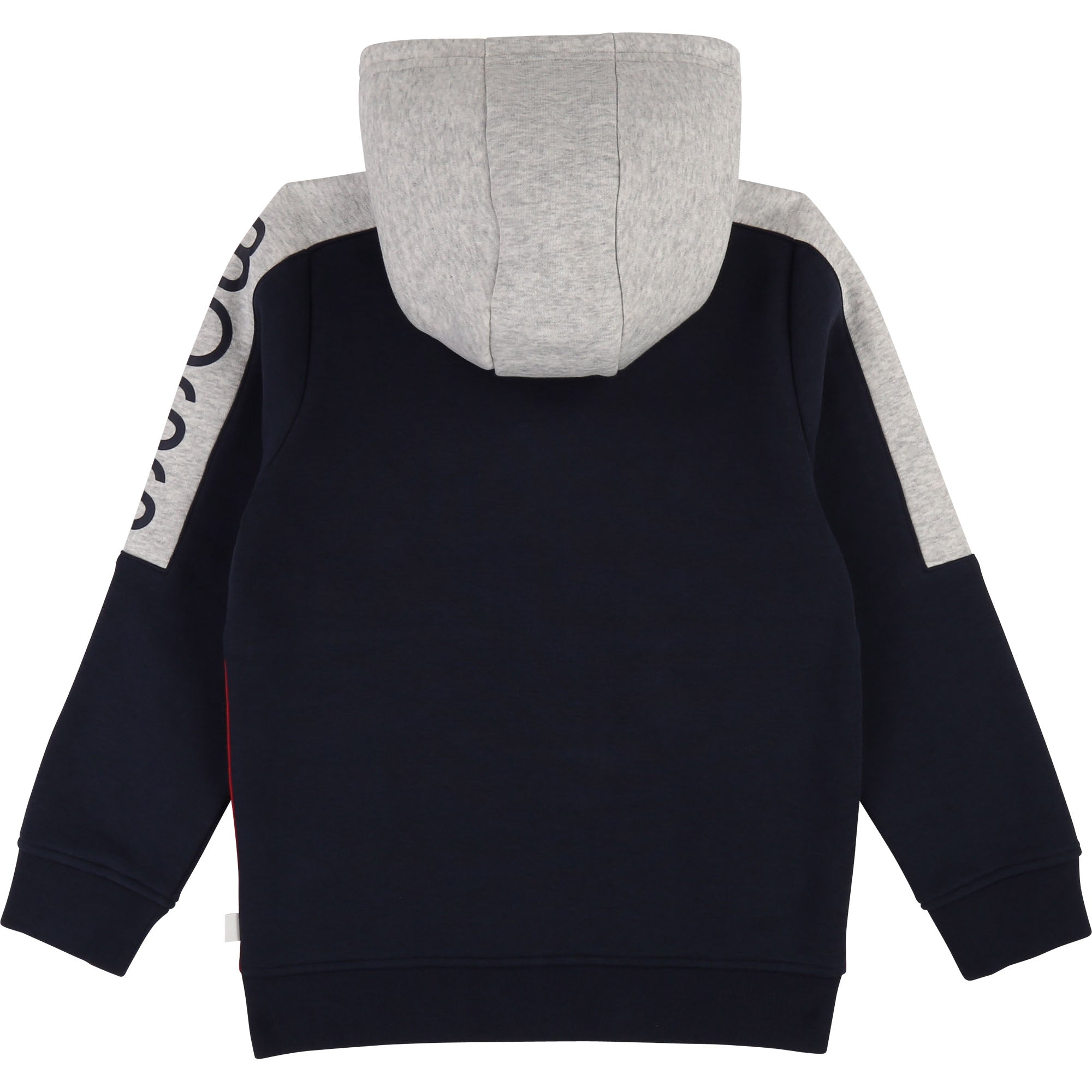 Boys Navy Hooded Coat