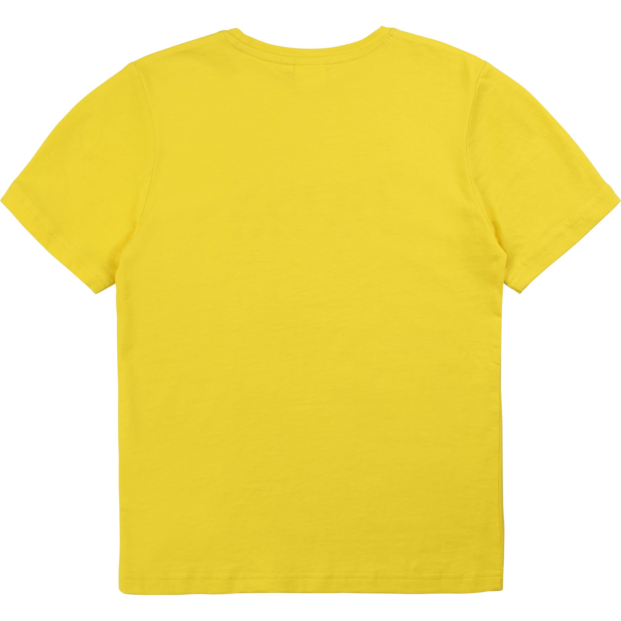 Boys Yellow Logo Cotton T-shirt