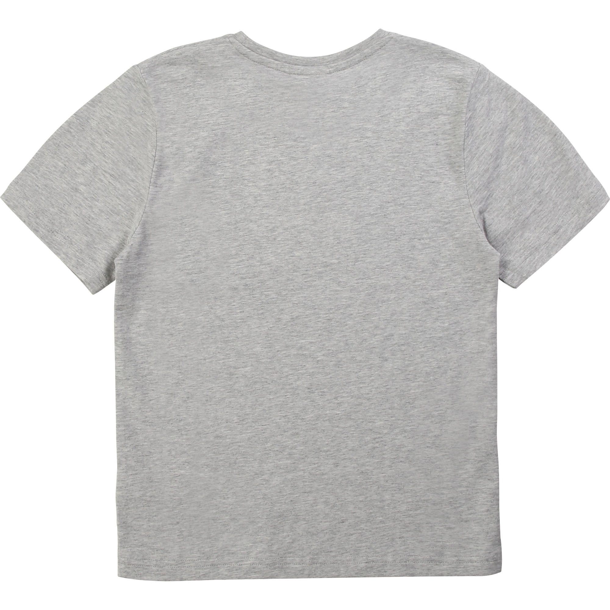 Boys Grey Logo Cotton T-shirt