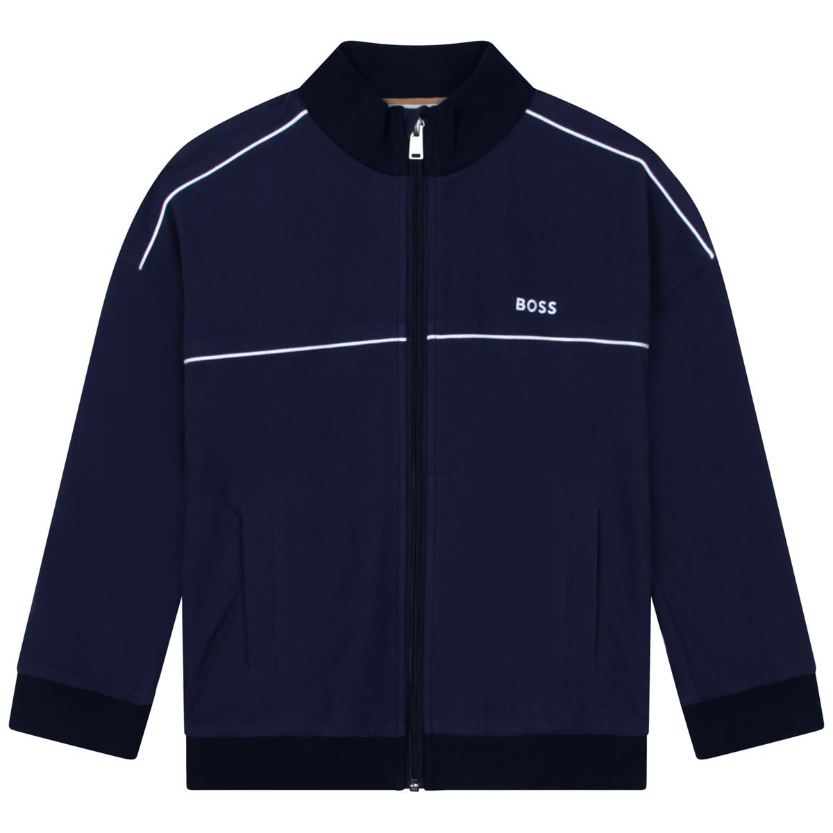 Baby Boys Blue Zip-Up Top