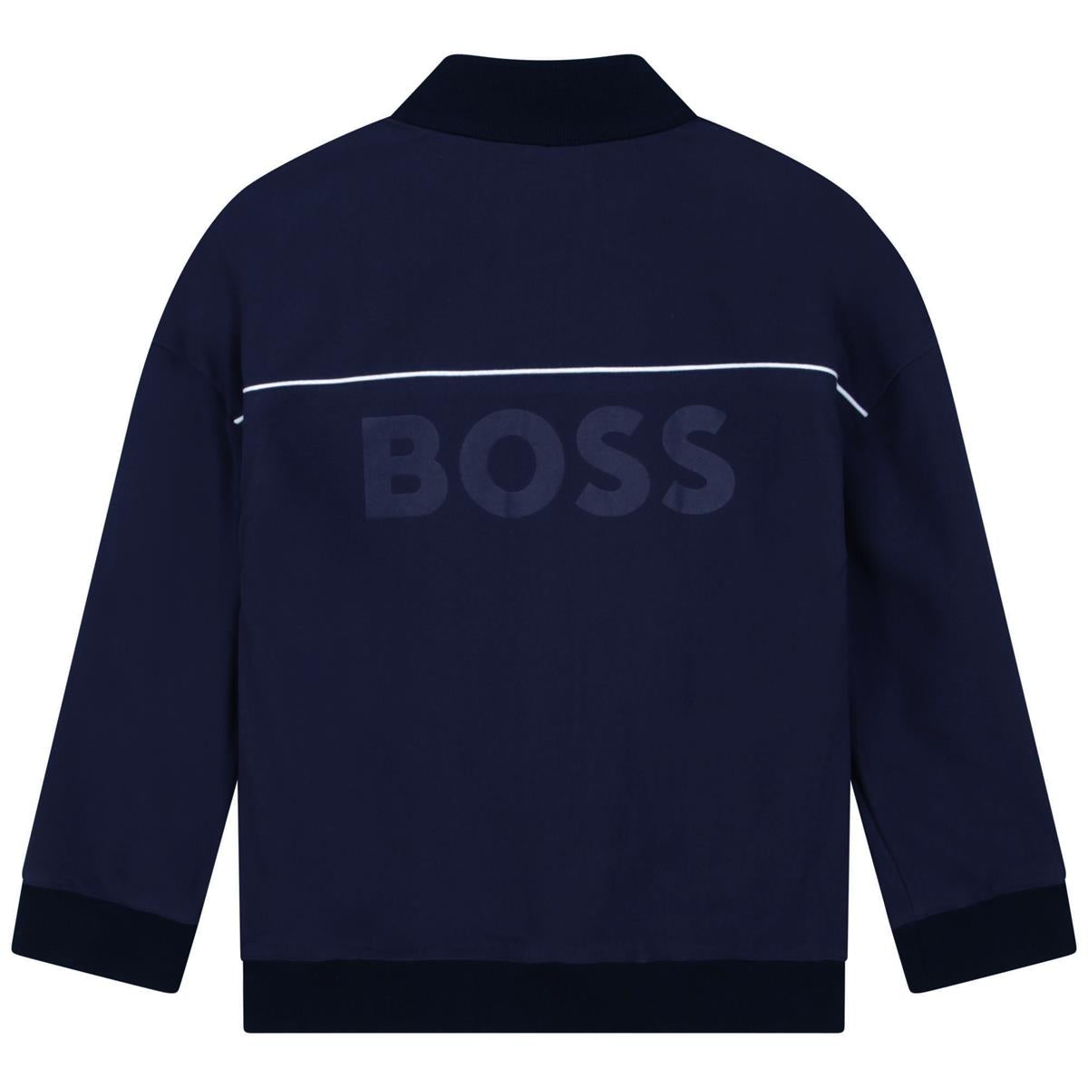 Baby Boys Blue Zip-Up Top