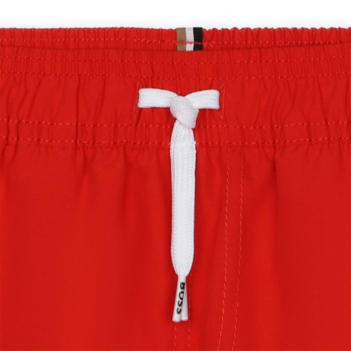 Baby Boys Red Swim Shorts