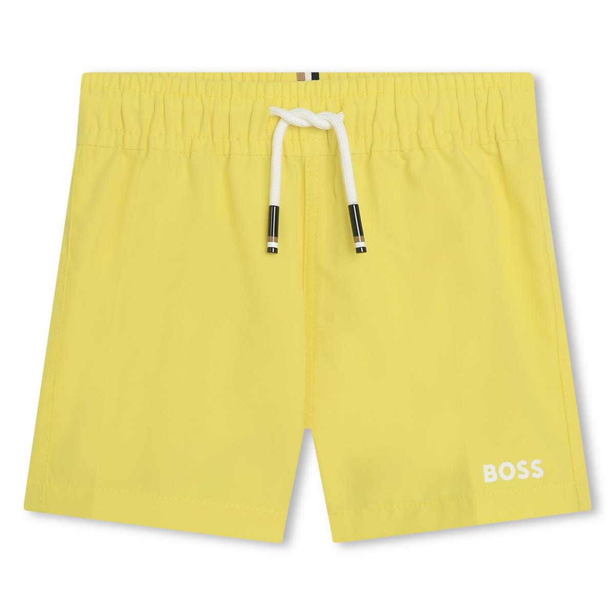 Baby Boys Yellow Swim Shorts