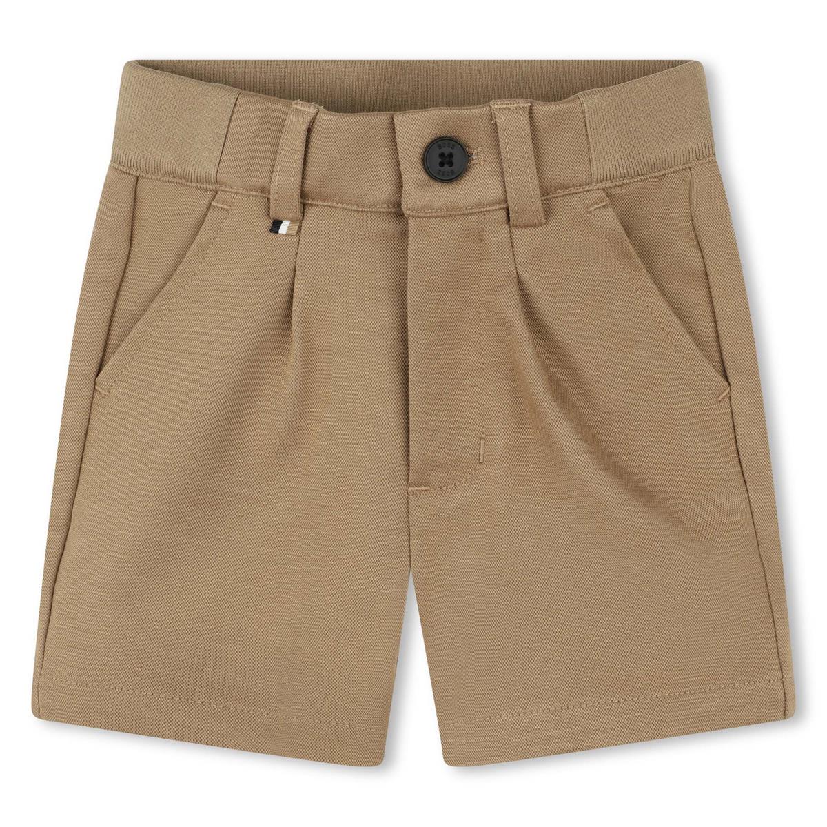 Baby Boys Camel Shorts