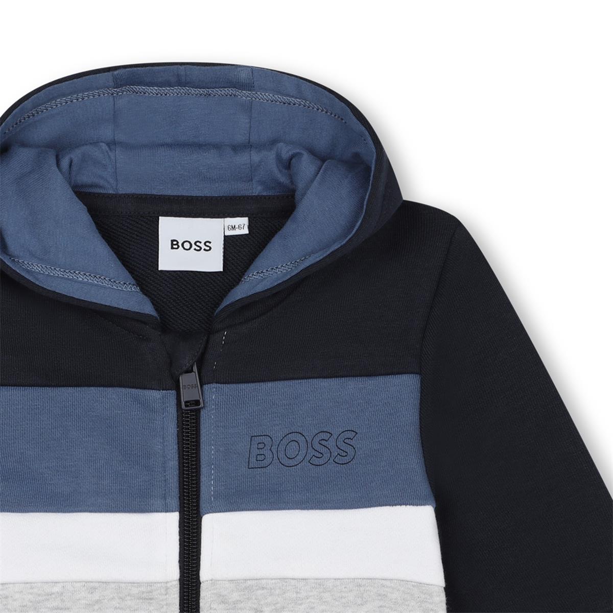 Baby Boys Grey Zip-Up Top
