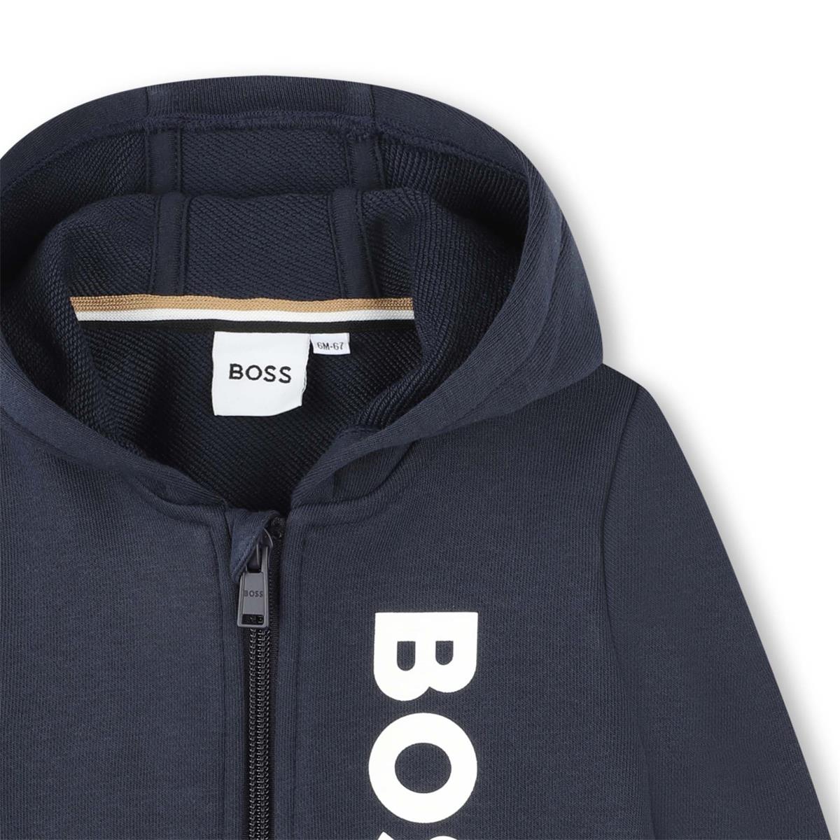 Baby Boys Navy Zip-Up Top