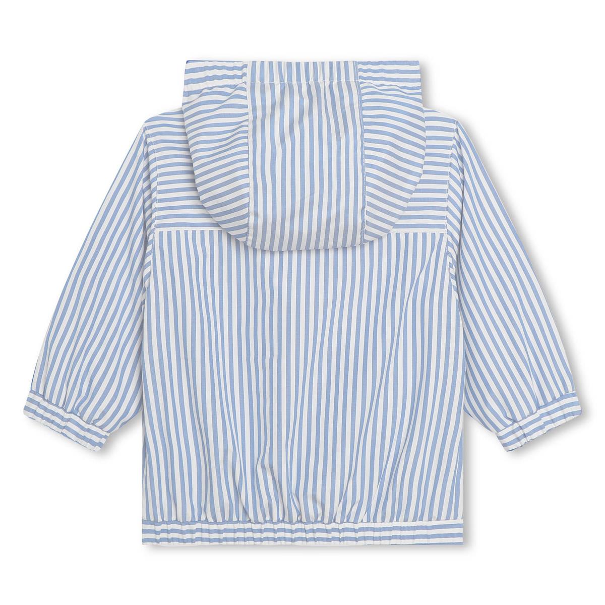 Baby Boys Blue Stripes Zip-Up Jacket