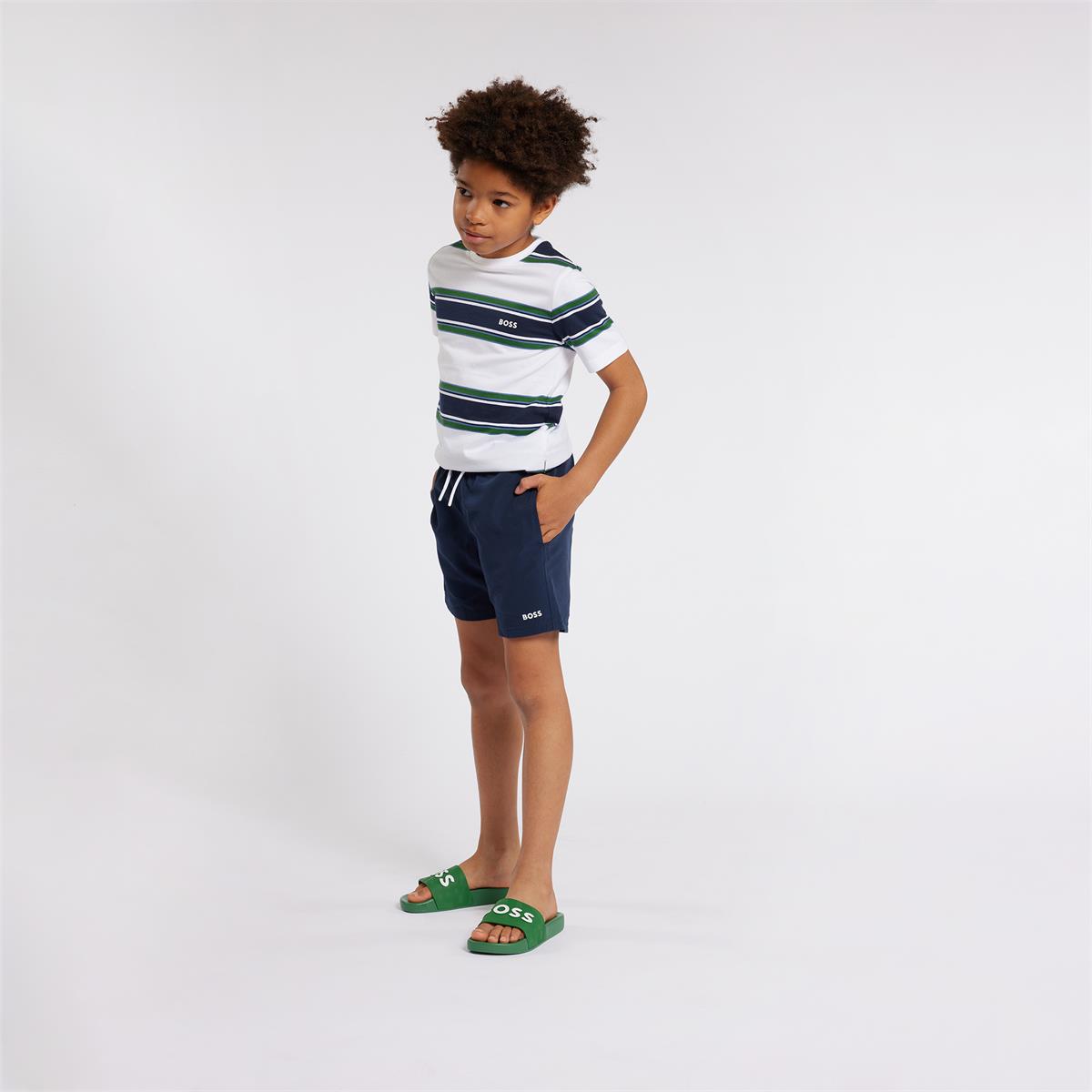 Boys Navy Swim Shorts