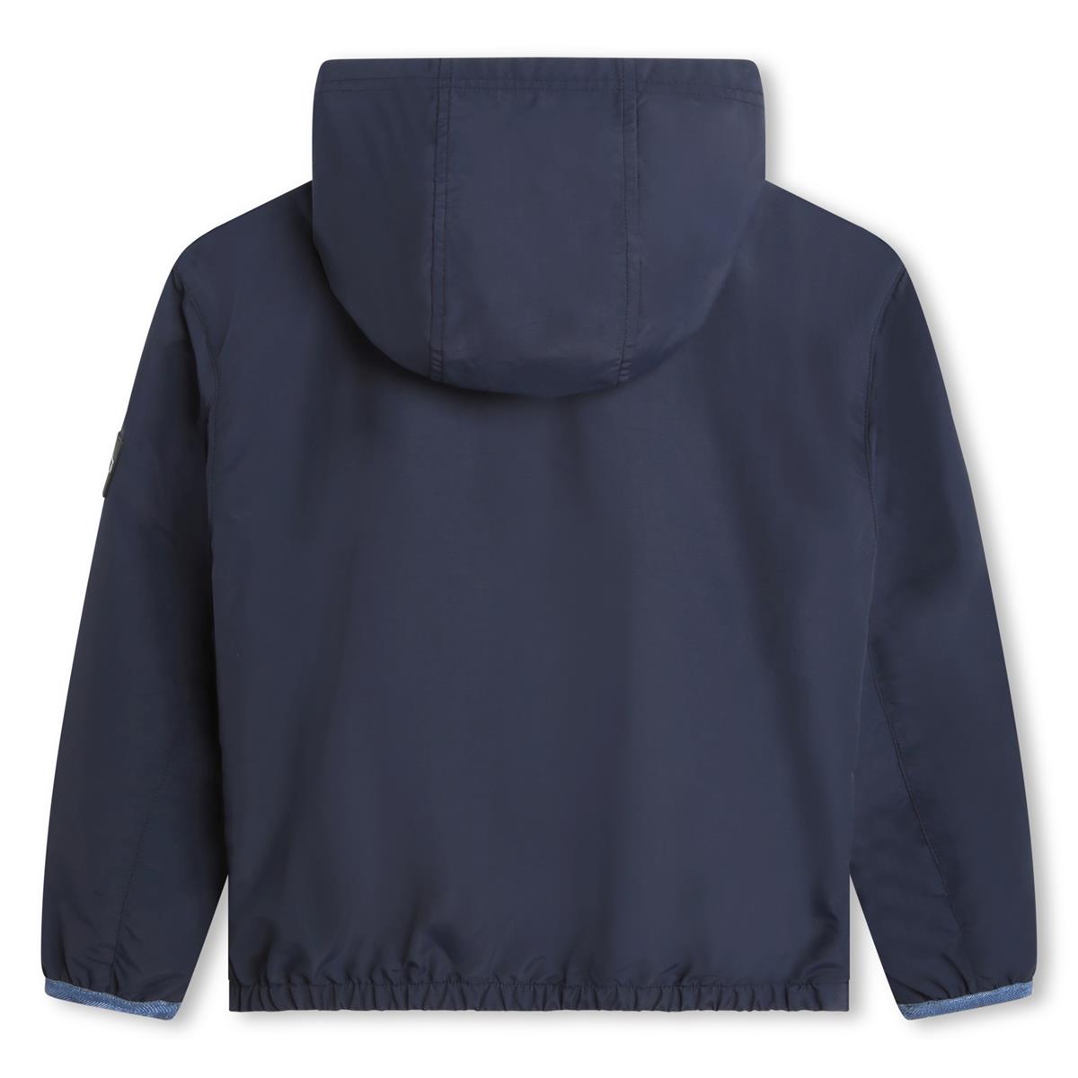 Boys Navy Zip-Up Jacket