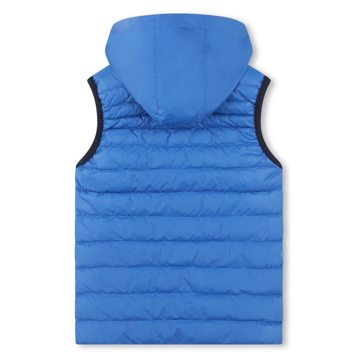Boys Blue Reversible Padded Gilet