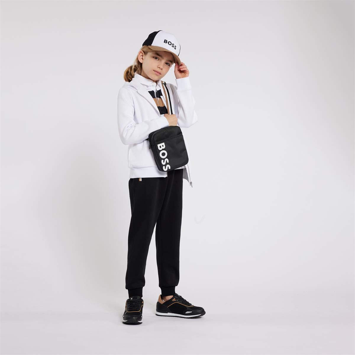 Boys Black Cotton Set