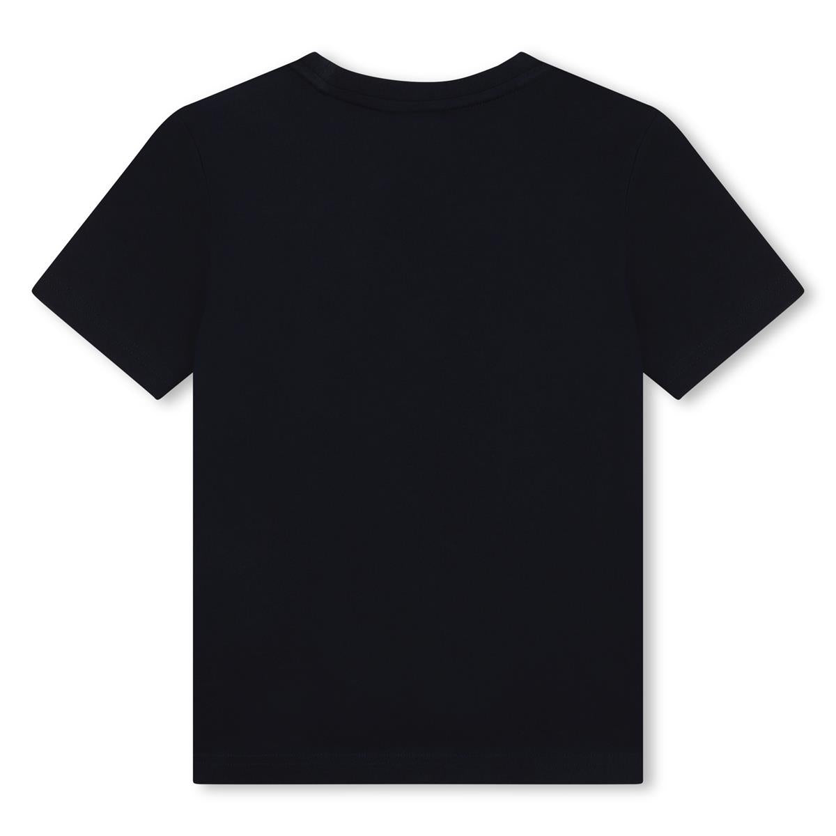 Boys Navy Cotton T-Shirt