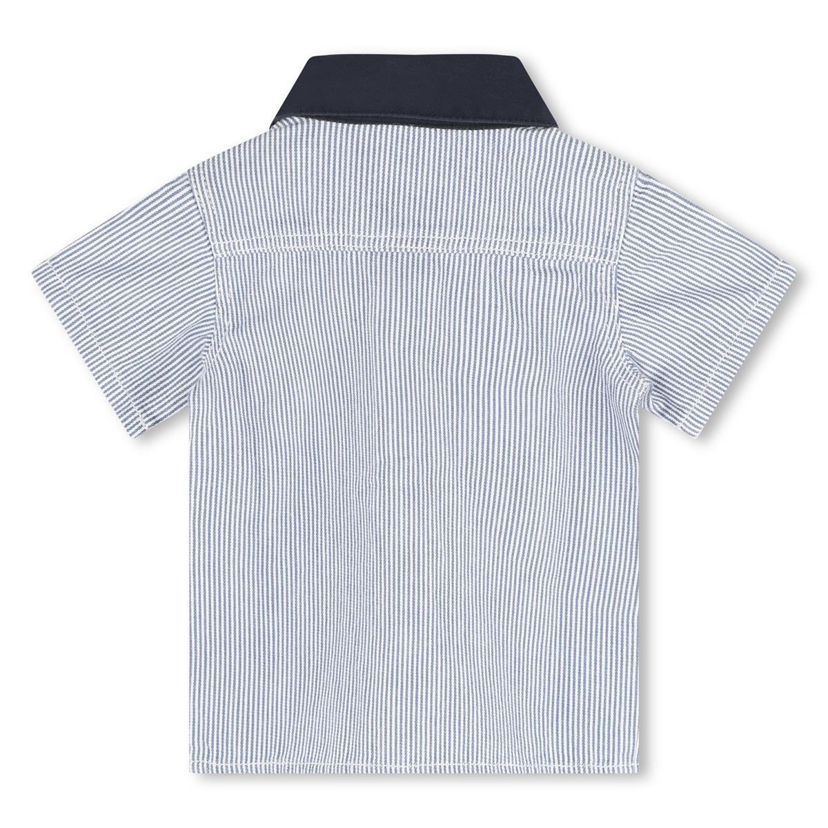 Baby Boys Blue Stripes Cotton Set