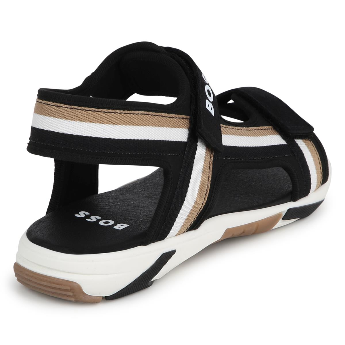 Boys Black Sandals
