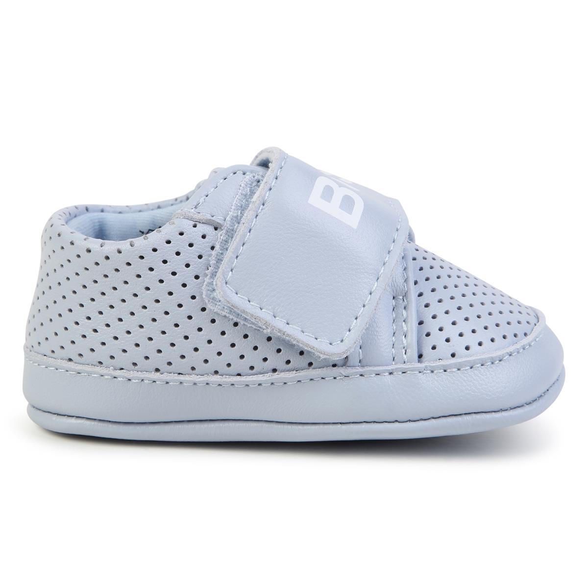 Chaussures plates bleu clair pour bébés garçons