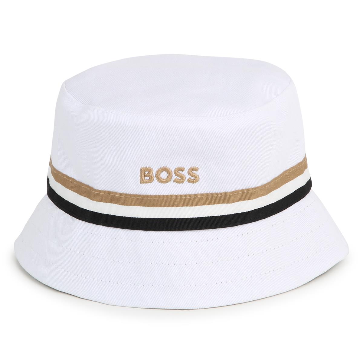 Baby Boys White Bucket Hat