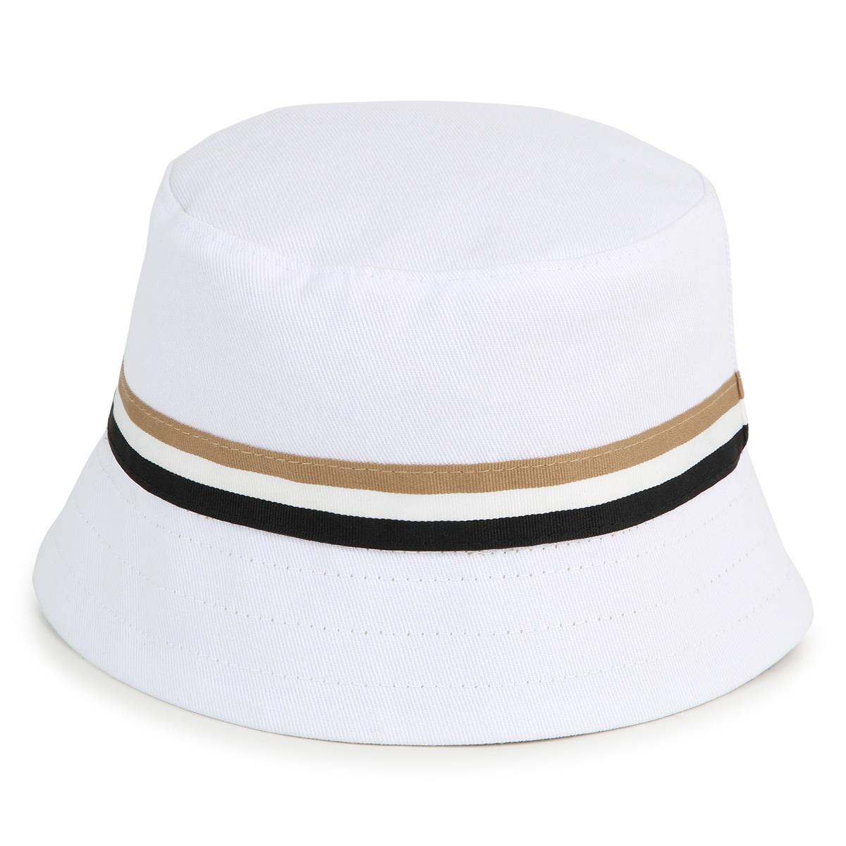 Baby Boys White Bucket Hat