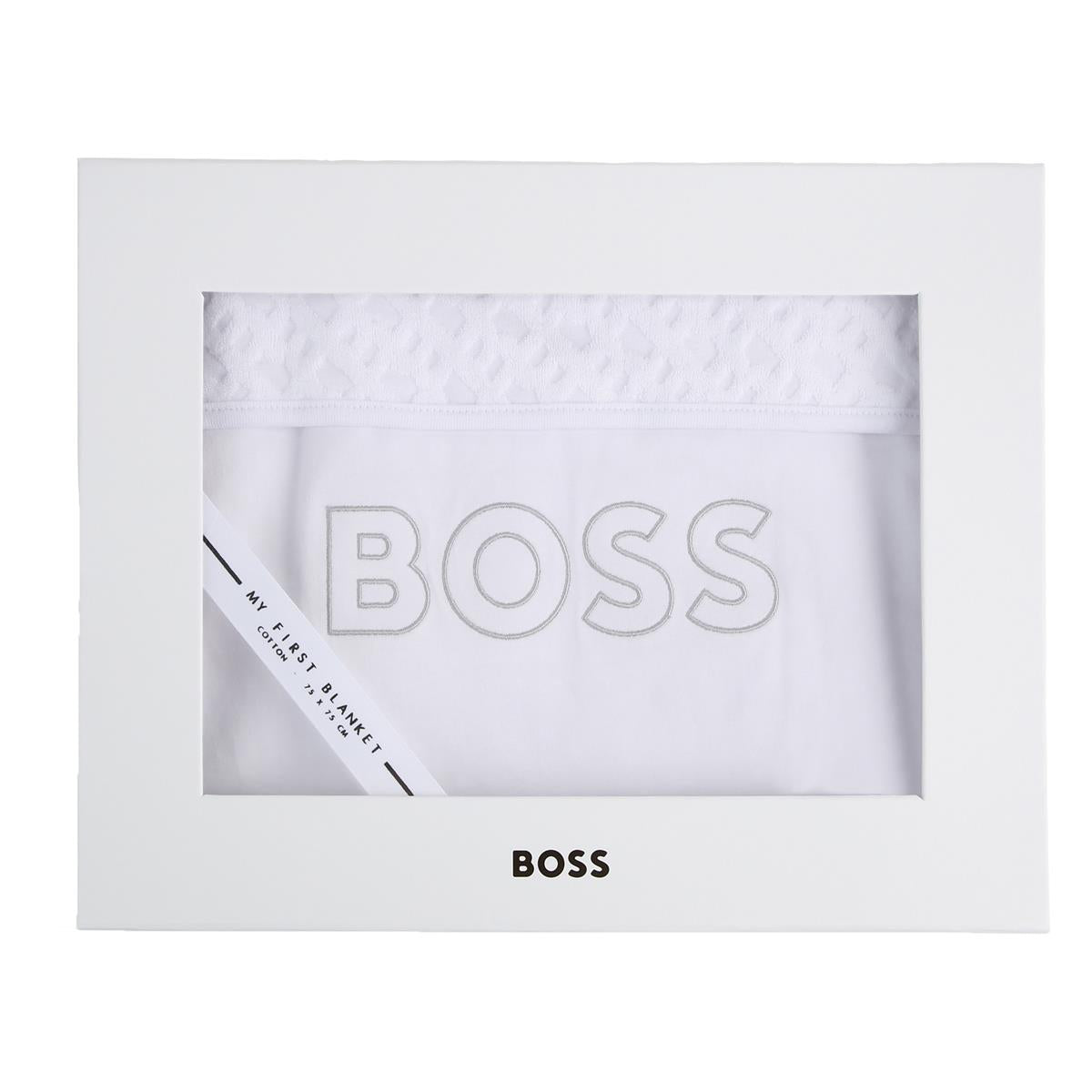 Baby Boys & Girls White Blanket(75x75cm)