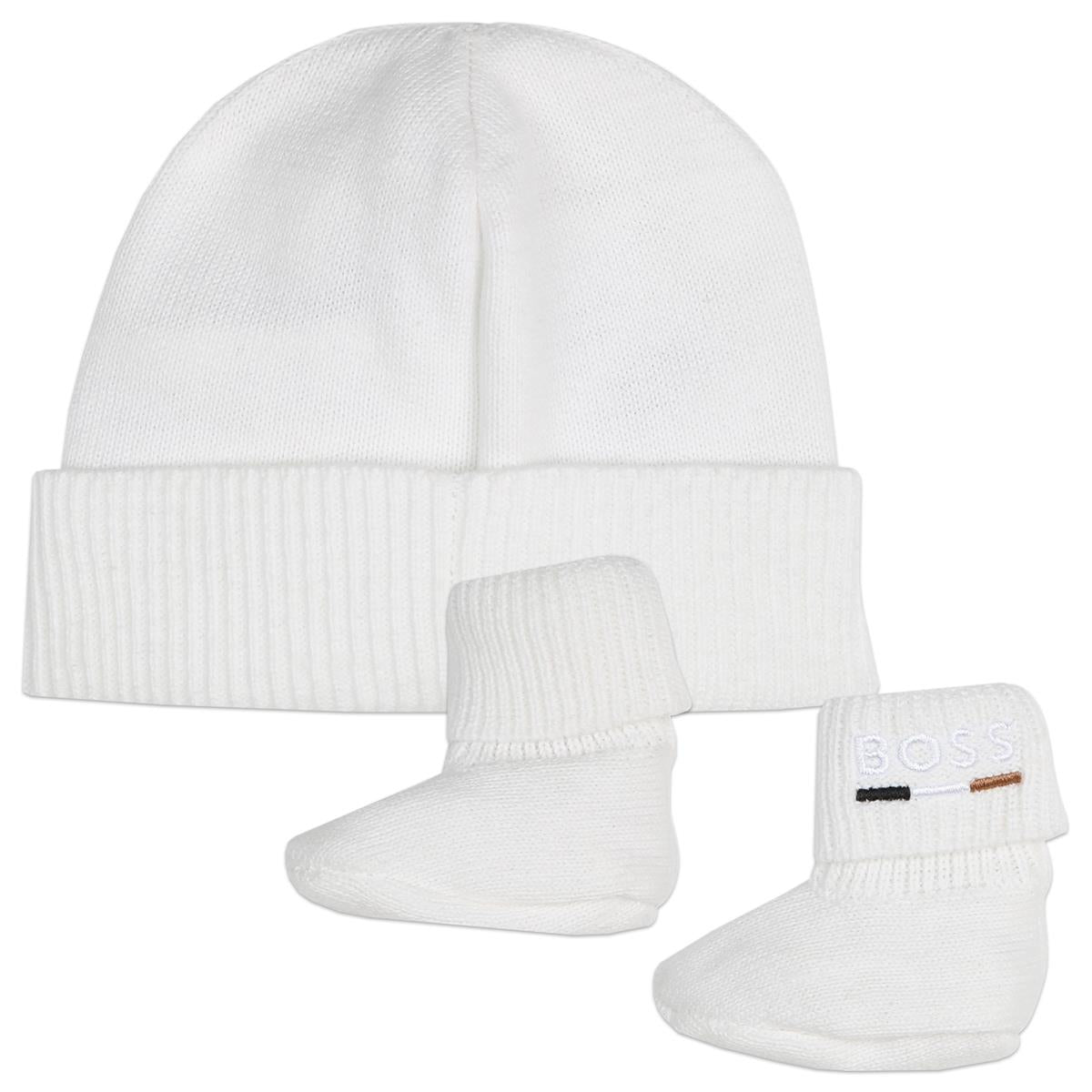 Baby Boys White Cotton Set