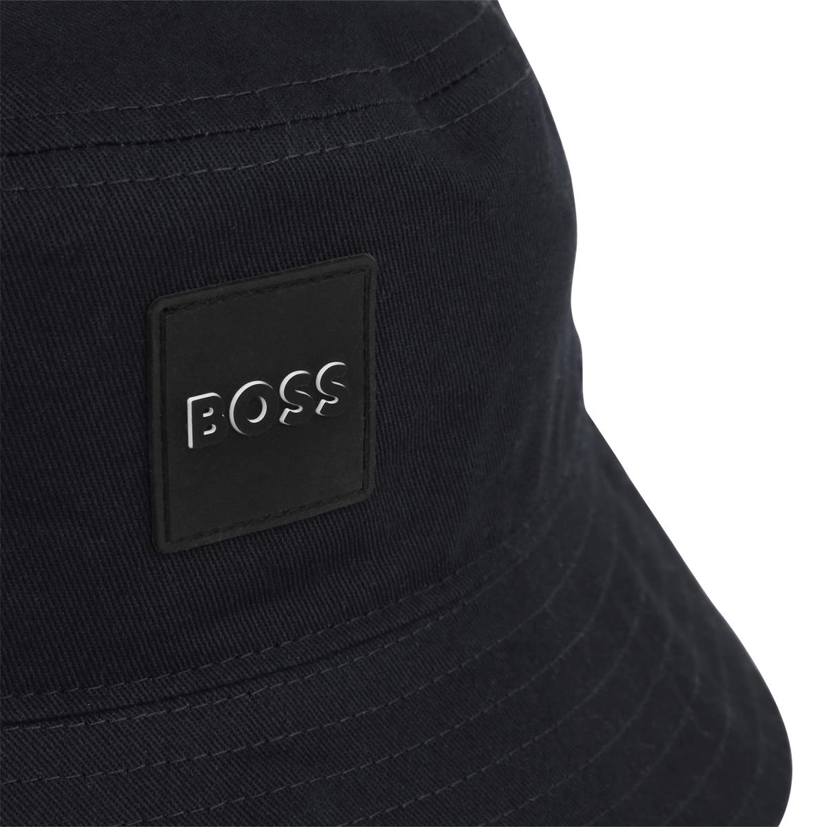 Boys Black Bucket Hat