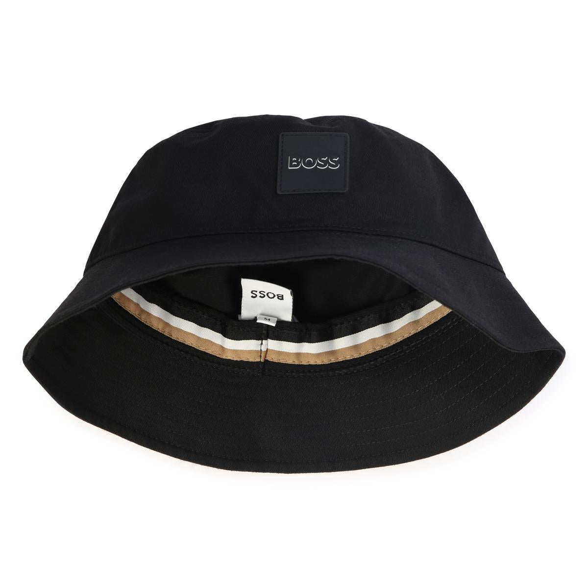Boys Black Bucket Hat