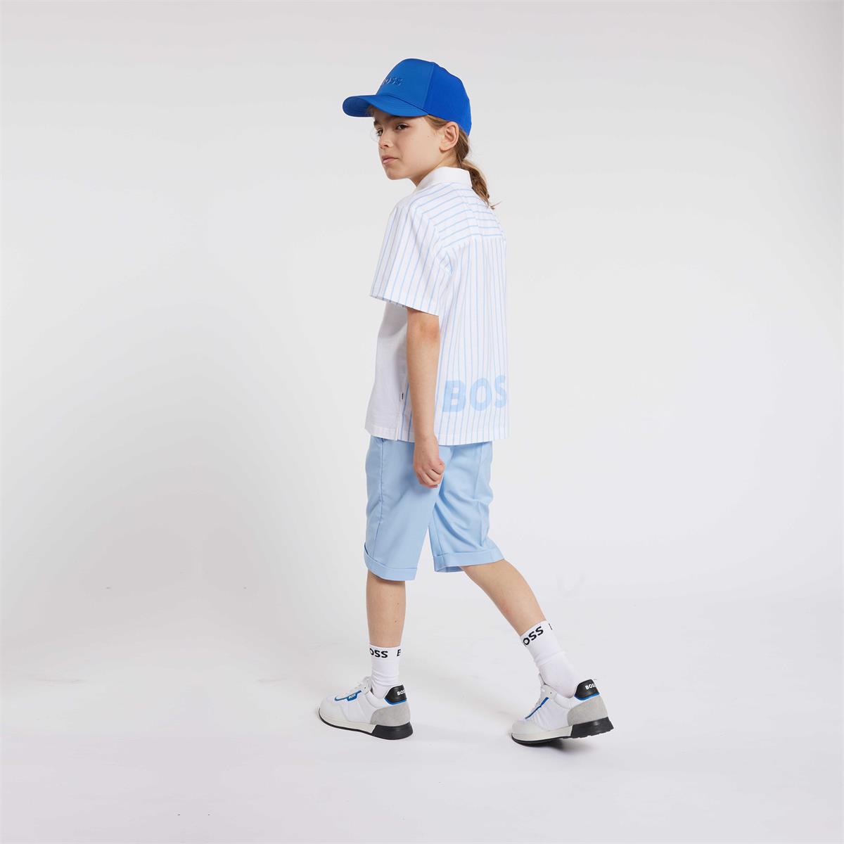 Boys White Cotton Socks Set(2 Pack)