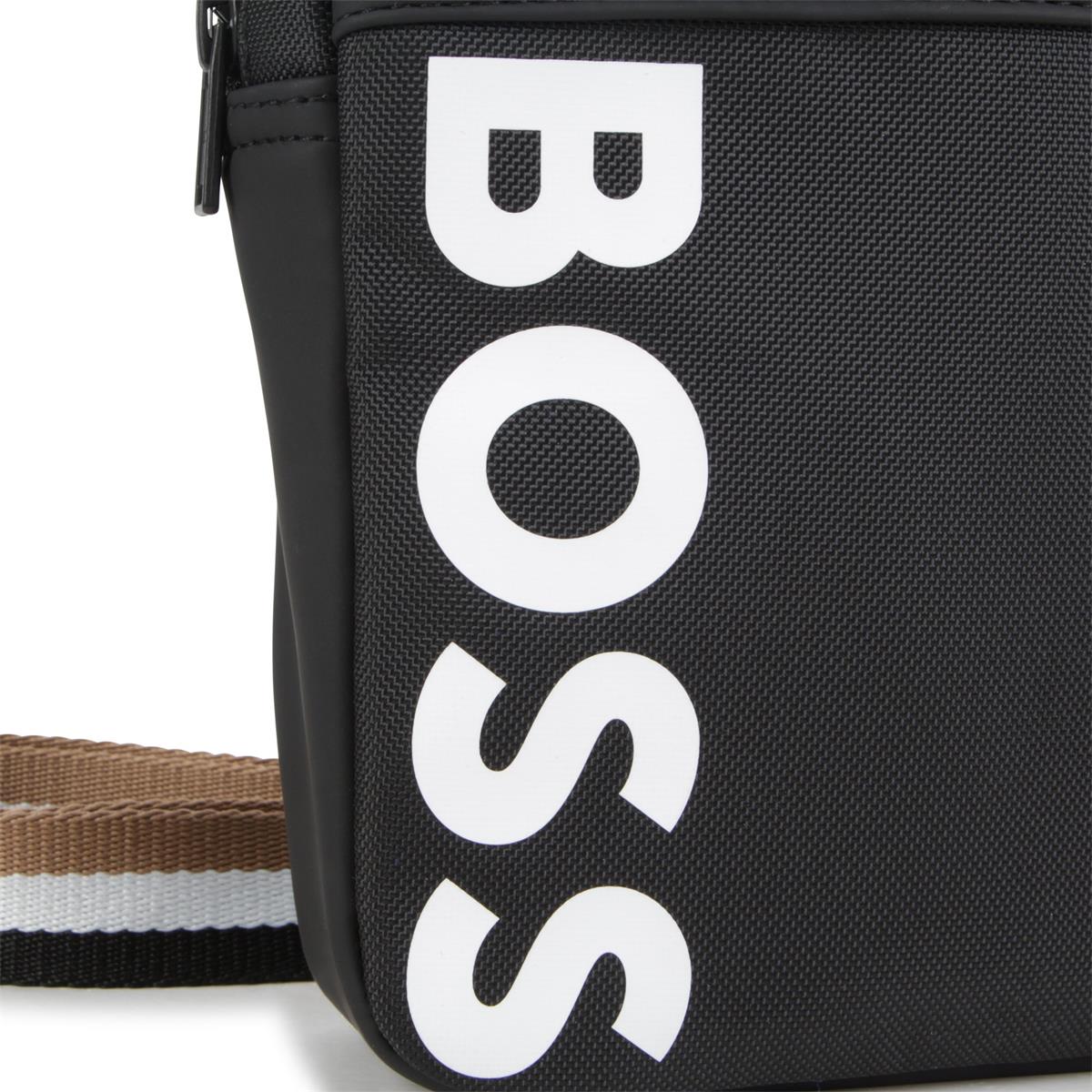 Boys Black Shoulder Bag(14x18x4.5cm)