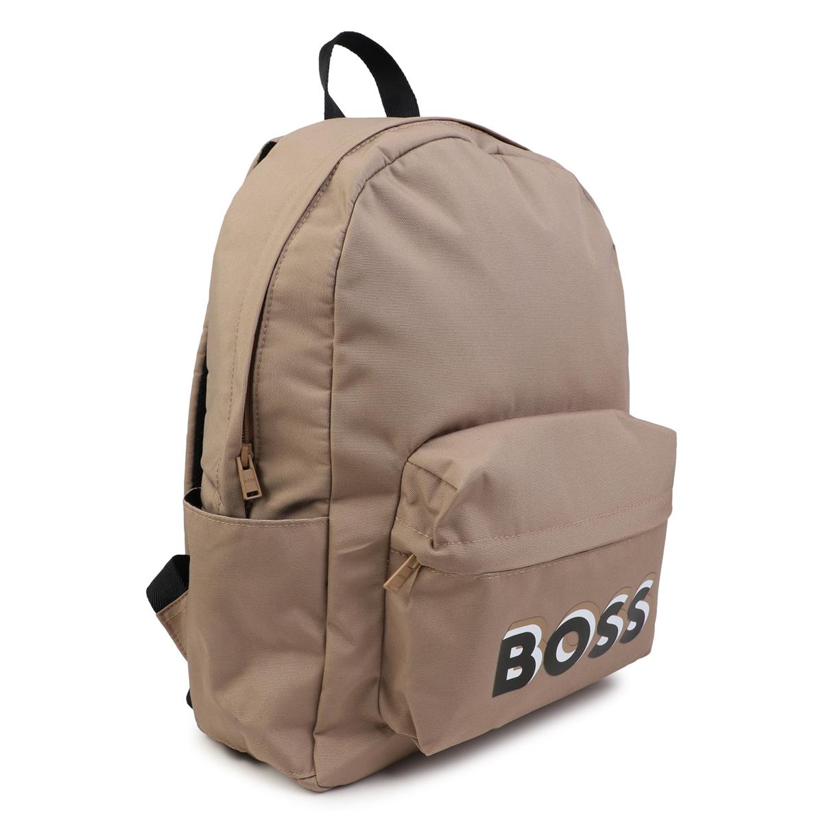 Boys Beige Backpack(30x40x12cm)