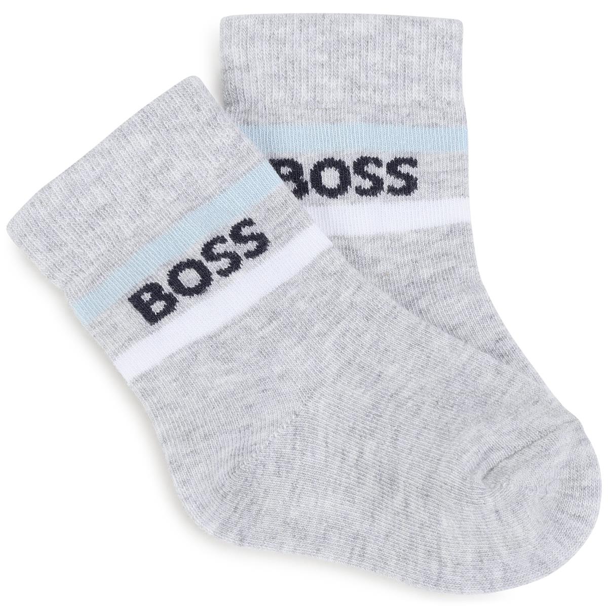 Lot de 3 paires de chaussettes blanches en coton pour bébés garçons