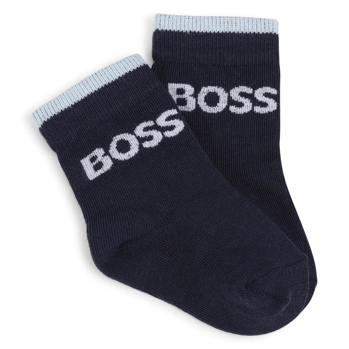 Lot de 3 paires de chaussettes blanches en coton pour bébés garçons